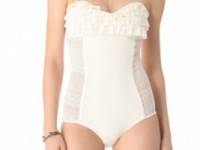 Juicy Couture Prima Donna Ruffle Maillot