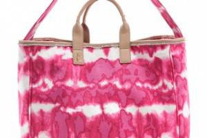 Juicy Couture Tye Dye Canvas Beach Tote