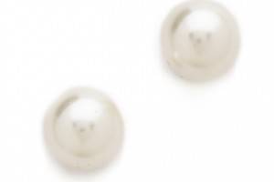 Juliet & Company Glass Pearl Studs