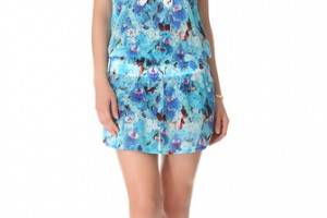 Just Cavalli Drop Waist Eyelet Dress