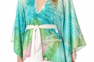 Just Cavalli Eden Print Caftan