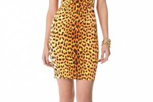 Just Cavalli Leopard Sheath Dress