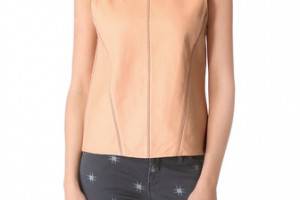 Kelly Wearstler Artifice Leather Tank with V Back