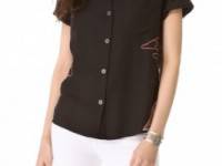 Kelly Wearstler Embroidered Butterfly Top