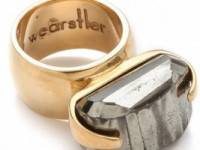 Kelly Wearstler Faceted Pyrite Ring