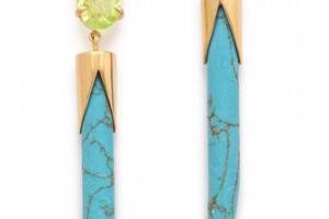 Kelly Wearstler Faceted Stone Earrings