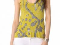 Kelly Wearstler Metallic Knit Tank