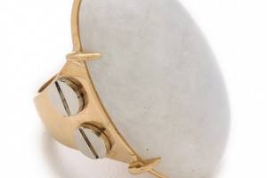 Kelly Wearstler Oval Moonstone Cocktail Ring