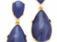 Kenneth Jay Lane Cabochon Drop Earrings