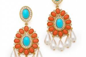 Kenneth Jay Lane Chandelier Earrings