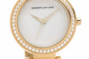 Kenneth Jay Lane Crystal Face Watch