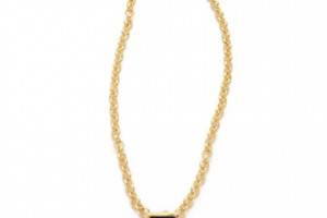 Kenneth Jay Lane Deco Pendant Necklace