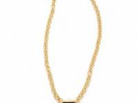 Kenneth Jay Lane Deco Pendant Necklace