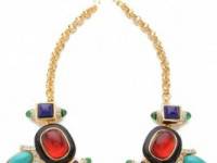 Kenneth Jay Lane Deco Statement Necklace