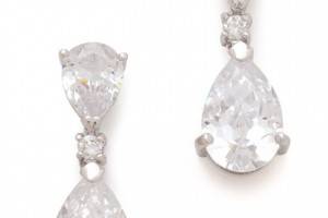 Kenneth Jay Lane Double Pear Drop Earring