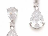 Kenneth Jay Lane Double Pear Drop Earring