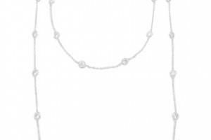 Kenneth Jay Lane Large CZ Stations Necklace