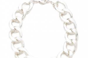 Kenneth Jay Lane Large Flat Link Necklace