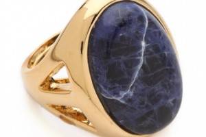 Kenneth Jay Lane Open Side Ring