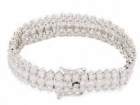 Kenneth Jay Lane Three Row Tennis Bracelet