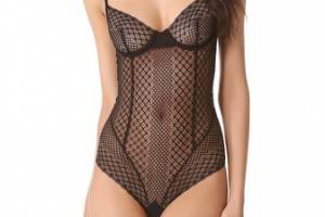 Kiki De Montparnasse Etoile Crochet Bodysuit