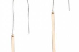 Kristen Elspeth Monolith Pull Through Earrings