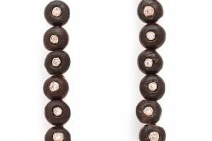 L'AGENCE Beaded Bar Earrings