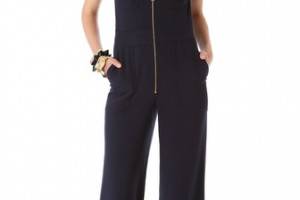 L'AGENCE Cap Sleeve Zip Jumpsuit