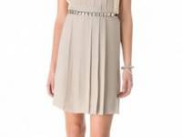 L&#039;AGENCE Colorblock Pleated Dress