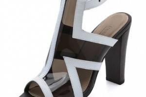 L'AGENCE Dani Plexi Sandals