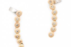 L'AGENCE Inverted Cuff Beaded Earrings