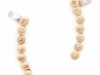 L&#039;AGENCE Inverted Cuff Beaded Earrings