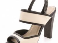 L&#039;AGENCE Joan Contrast Sandals