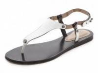 L&#039;AGENCE Margaret Clear Strap Sandals