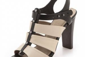 L'AGENCE Marike T-Strap Sandals