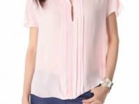 L&#039;AGENCE Pleated Blouse