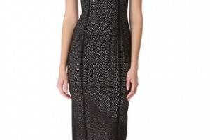 L'Wren Scott Short Sleeve Lace Dress