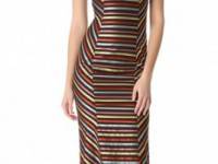 L&#039;Wren Scott Sleeveless Ribbon Dress