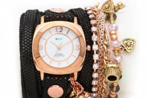 La Mer Collections Champagne Multi Chain Wrap Watch