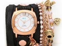 La Mer Collections Champagne Multi Chain Wrap Watch