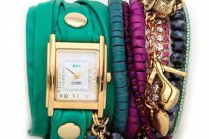 La Mer Collections Copacabana Multi Chain Wrap Watch