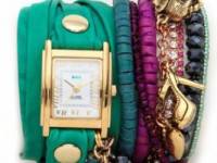 La Mer Collections Copacabana Multi Chain Wrap Watch