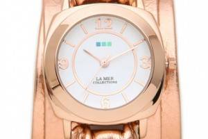 La Mer Collections Odyssey Case Layer Wrap Watch