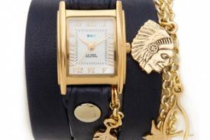 La Mer Collections Peace Charm Wrap Watch