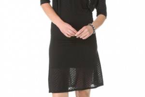 LA't by L'AGENCE U Neck Dolman Dress with Slip