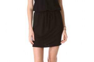 Lanston V Neck Dress with Racer Back