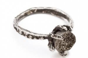 Lauren Wolf Jewelry Druzy Claw Ring