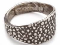 Lauren Wolf Jewelry Silver Stingray Signet Ring