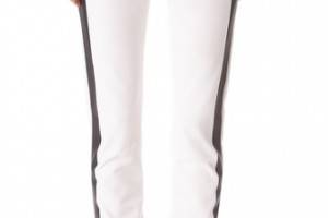 Les Chiffoniers Rubberized Stripe Pants