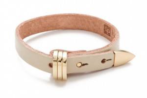 Linea Pelle Avery Buckle Leather Bracelet